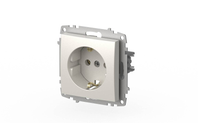 Розетка с заземлением ELBI Zena Vega 609-012500-217