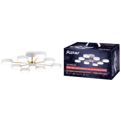 Люстра на штанге Ritter Scandia 51629 7