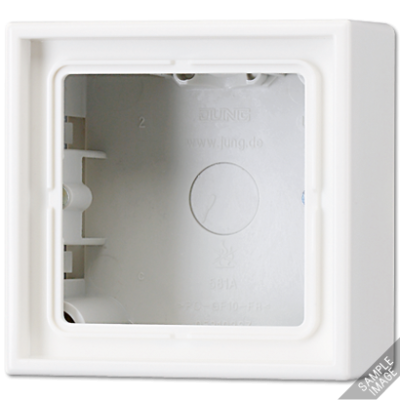 Коробка одноместная Jung LS581ASW