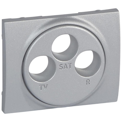Лицевая панель Legrand Galea Life розетки TV-R SAT алюминий 771373