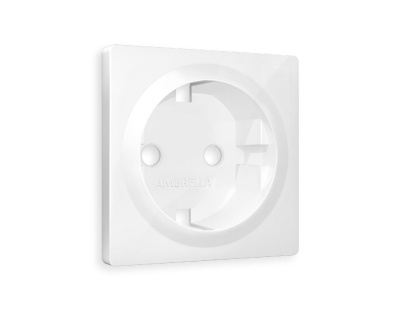 Лицевая панель для розетки с/з Ambrella Volt Alfa AP1060