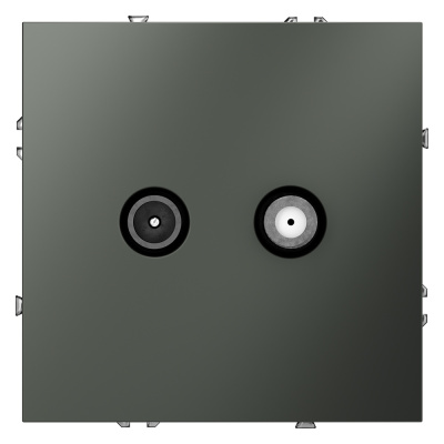 Розетка телевизионная Voltum S70 VLS060406 (титан)