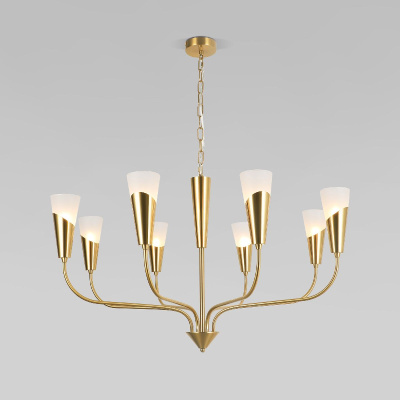 Подвесная люстра Eurosvet 60167/8 латунь Smart a068281