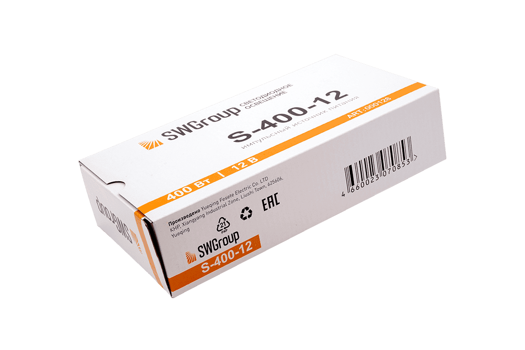 Блок питания SWG S-400-12 000128