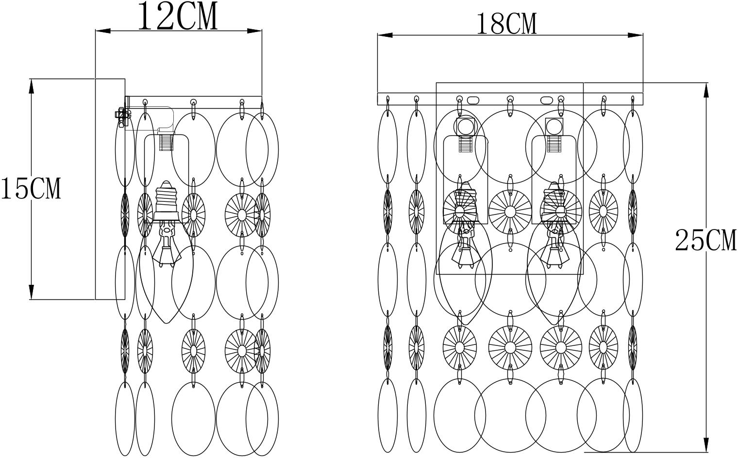 Бра Arte Lamp Pipirima A4041AP-2CC