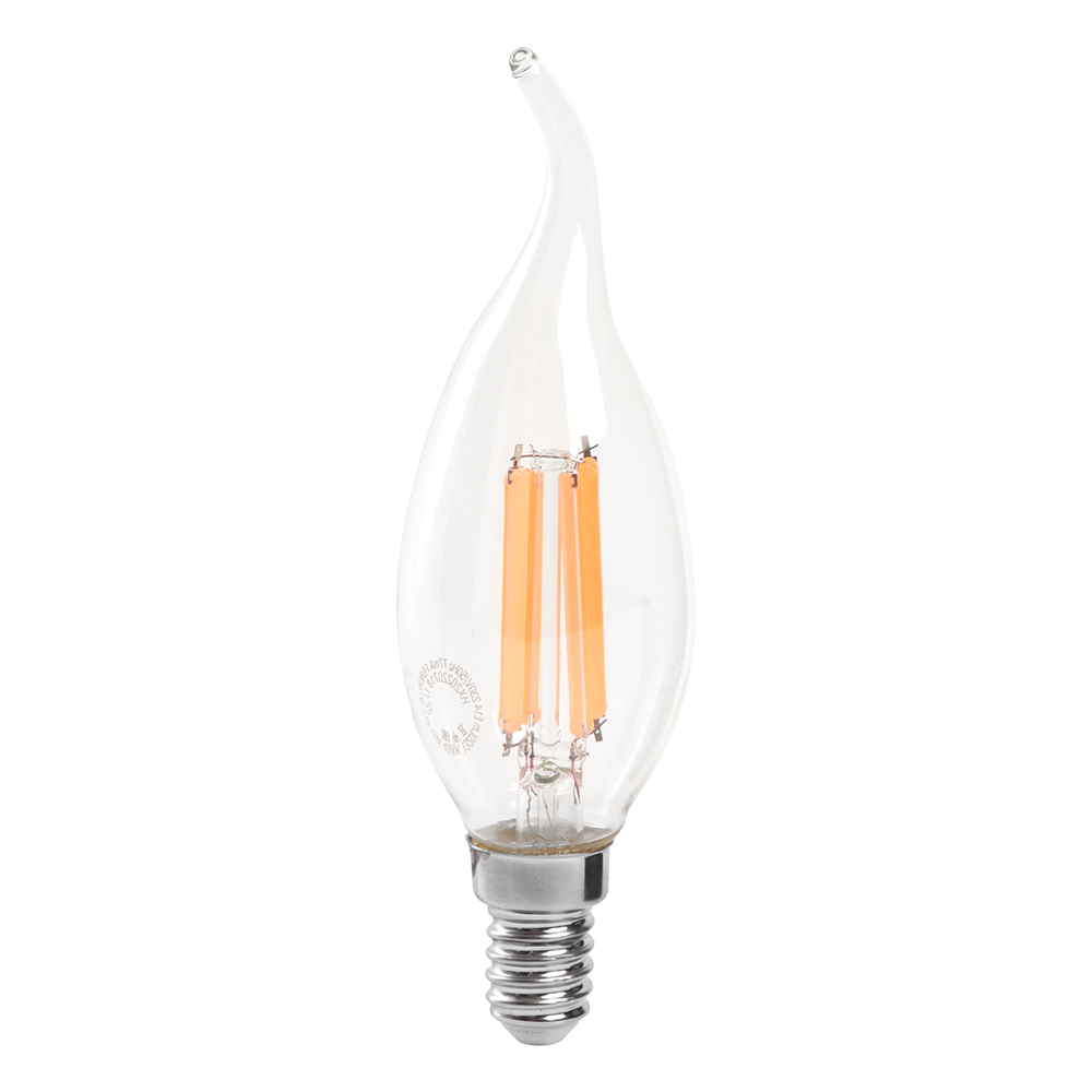 Лампа светодиодная Feron LB-718 Свеча на ветру E14 15W 2700K 38261