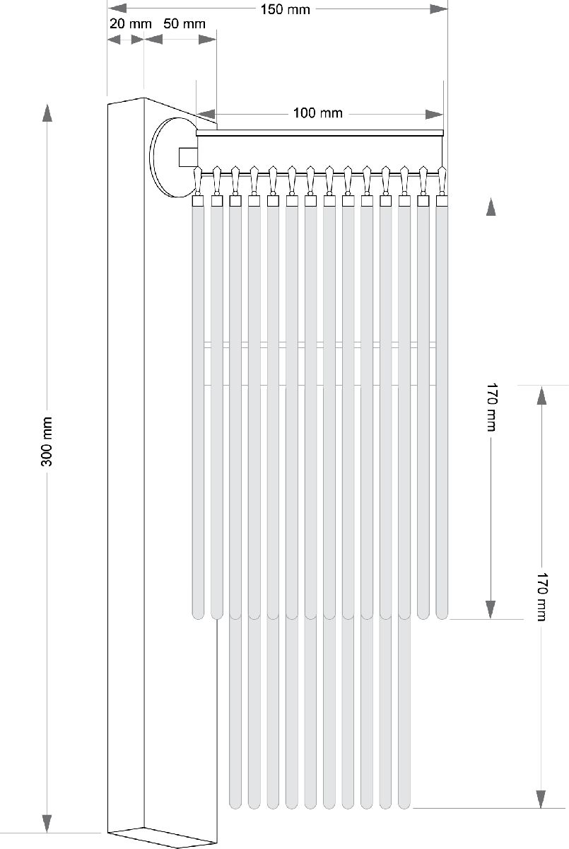 Бра Kutek Filago FIL-K-1(BN)100/170
