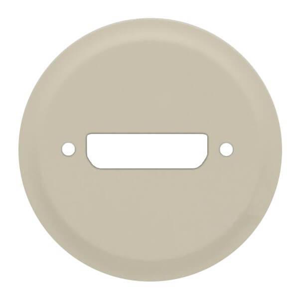 Лицевая панель Legrand Celiane розетки аудио/видео HD15 VGA слоновая кость 066287