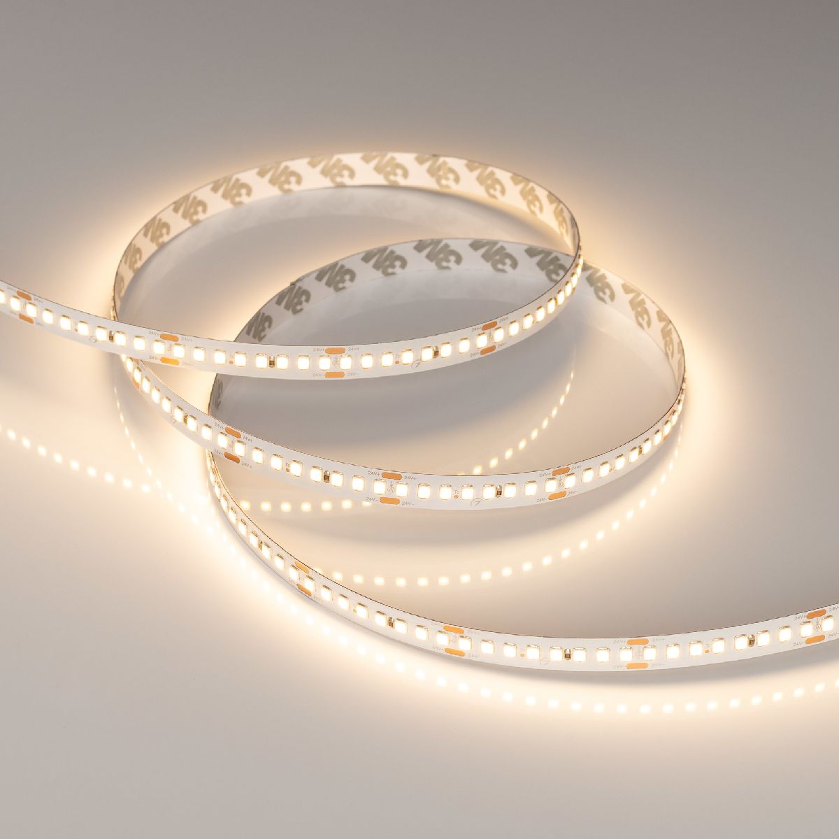 Светодиодная лента Arlight RT-A192-10mm 24V Warm3000 17.6 W/m, IP20, 2835, 5m 038775