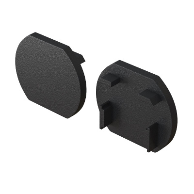 Заглушка для круглового шинопровода (2 шт.) Maytoni Basity TRA172EC-R-11B