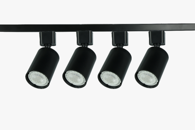 Трековый однофазный светильник (4 шт.) Эра TR70-SET4-GU10-BK Б0063956