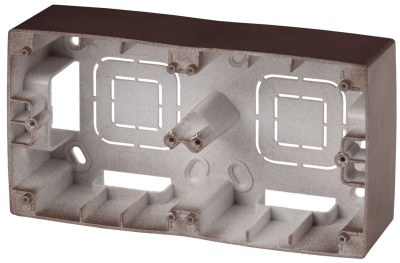Коробка накладного монтажа на 2 поста Эра 12-6102-13 Б0043177