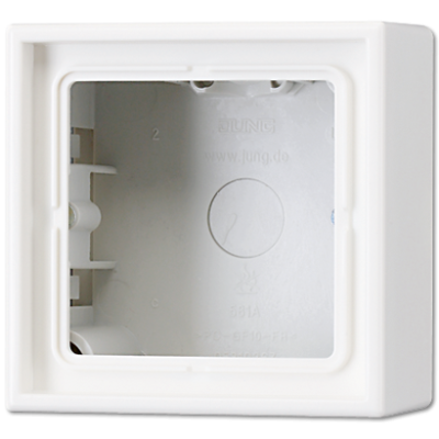 Рамка накладного монтажа Jung LS981AWW