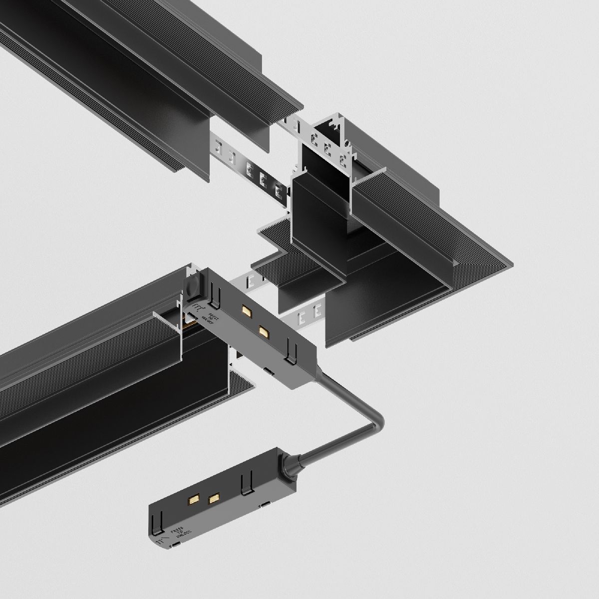 Угловой коннектор Maytoni Magnetic track system TRA004CL-22B