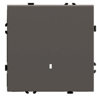 Выключатель 1-клавишный c индикатором (механизм) Stekker Эмили 250В 10А RSW10-5101-09 антрацит soft touch 49915