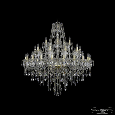 Подвесная люстра Bohemia Ivele Crystal 1415/20+10+5/400 G