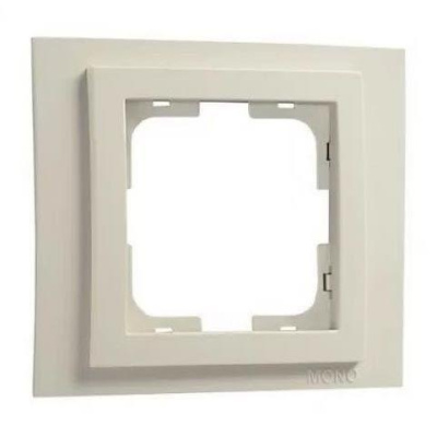 Рамка на 1 пост Mono Electric Larissa слоновая кость 103-010100-160