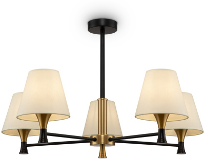 Люстра на штанге Freya Perfetto FR5098PL-05BBS