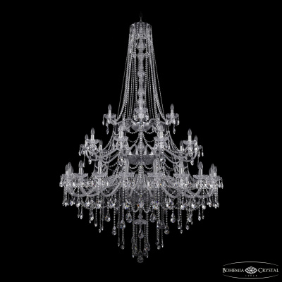 Подвесная люстра Bohemia Ivele Crystal 1415/20+10+5/530/h-231/3d Ni