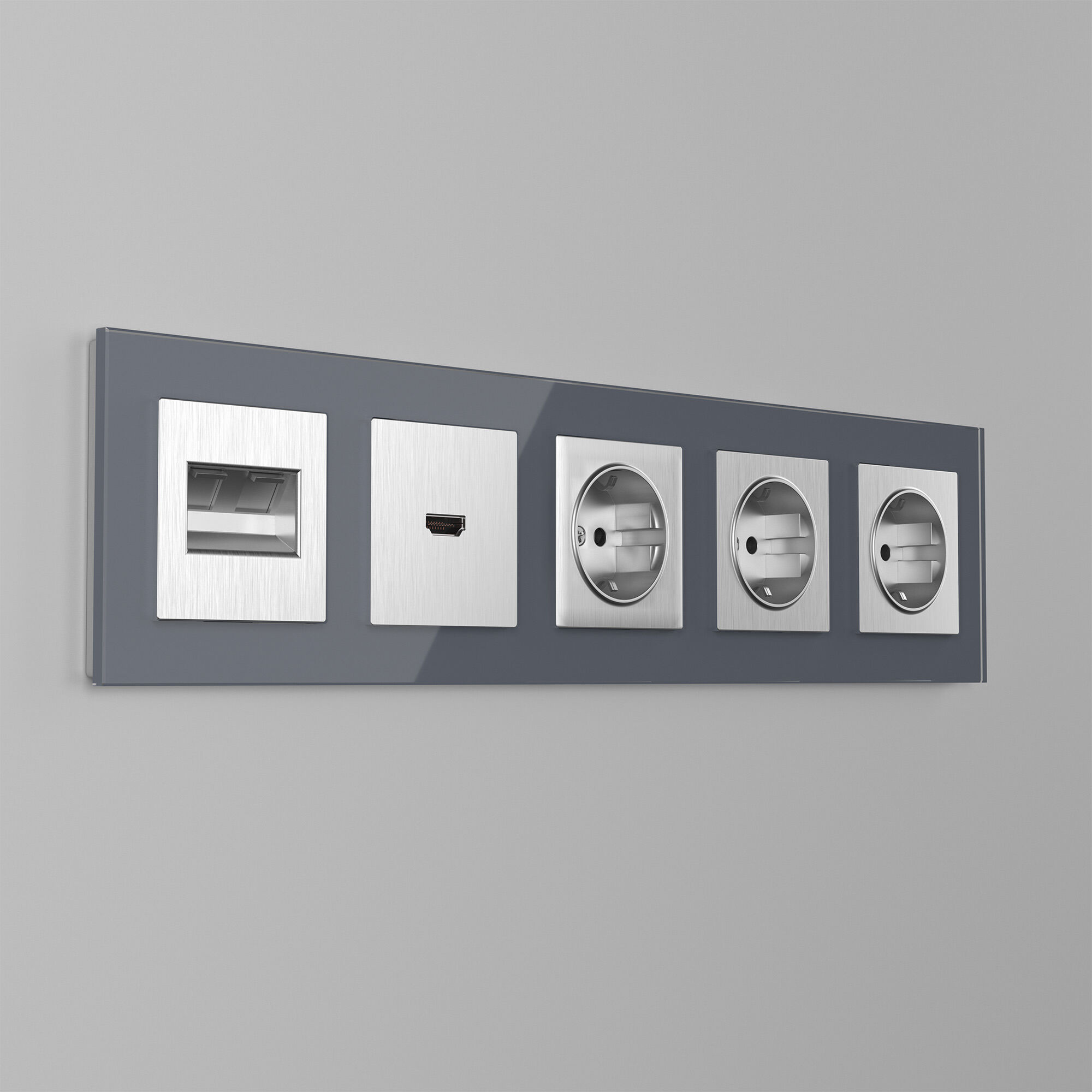 Накладка для двойной розетки Еthernet Werkel 4690389159947 W1191109