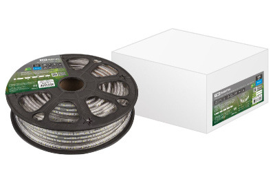 Светодиодная влагозащищенная лента TDM Electric 220В 2835 4,8Вт/м синий 30м IP67 SQ0331-0113