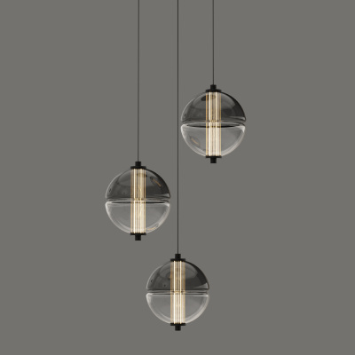 Подвесной светильник Delight Collection MD24022079-3A black/smoky