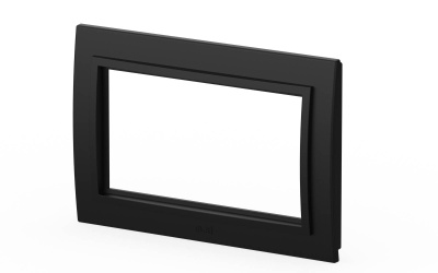 Рамка для двухместной розетки с заземлением ELBI Zena 608-014800-907