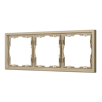 Рамка пластиковая Arlight FRM-NOBE-SFPL-3-GD 054221