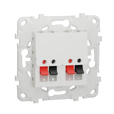 Аудиорозетка двойная Schneider Electric Unica New NU548918