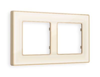 Рамка двухместная Ambrella Volt Arctic AF580342