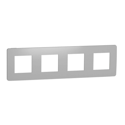 Рамка 4-постовая Schneider Electric Unica New NU280855
