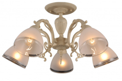 Люстра на штанге Natali Kovaltseva 79010/5C BEIGE GOLD