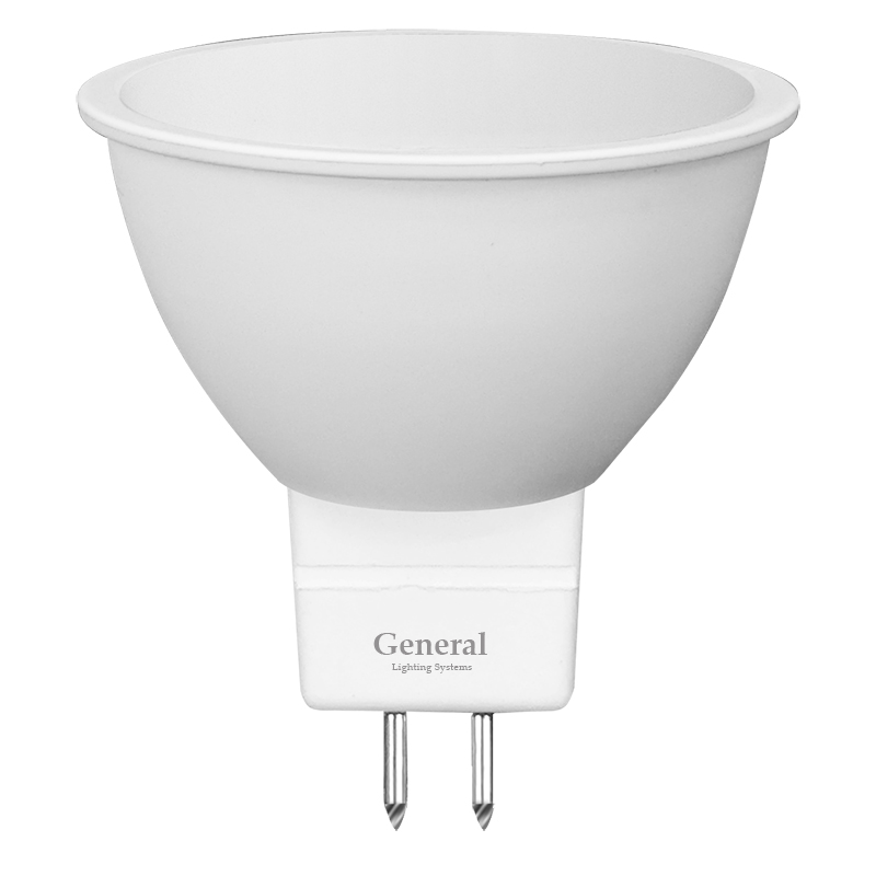 Светодиодная лампа General GLDEN-MR16-12-230-GU5.3-4500 660311