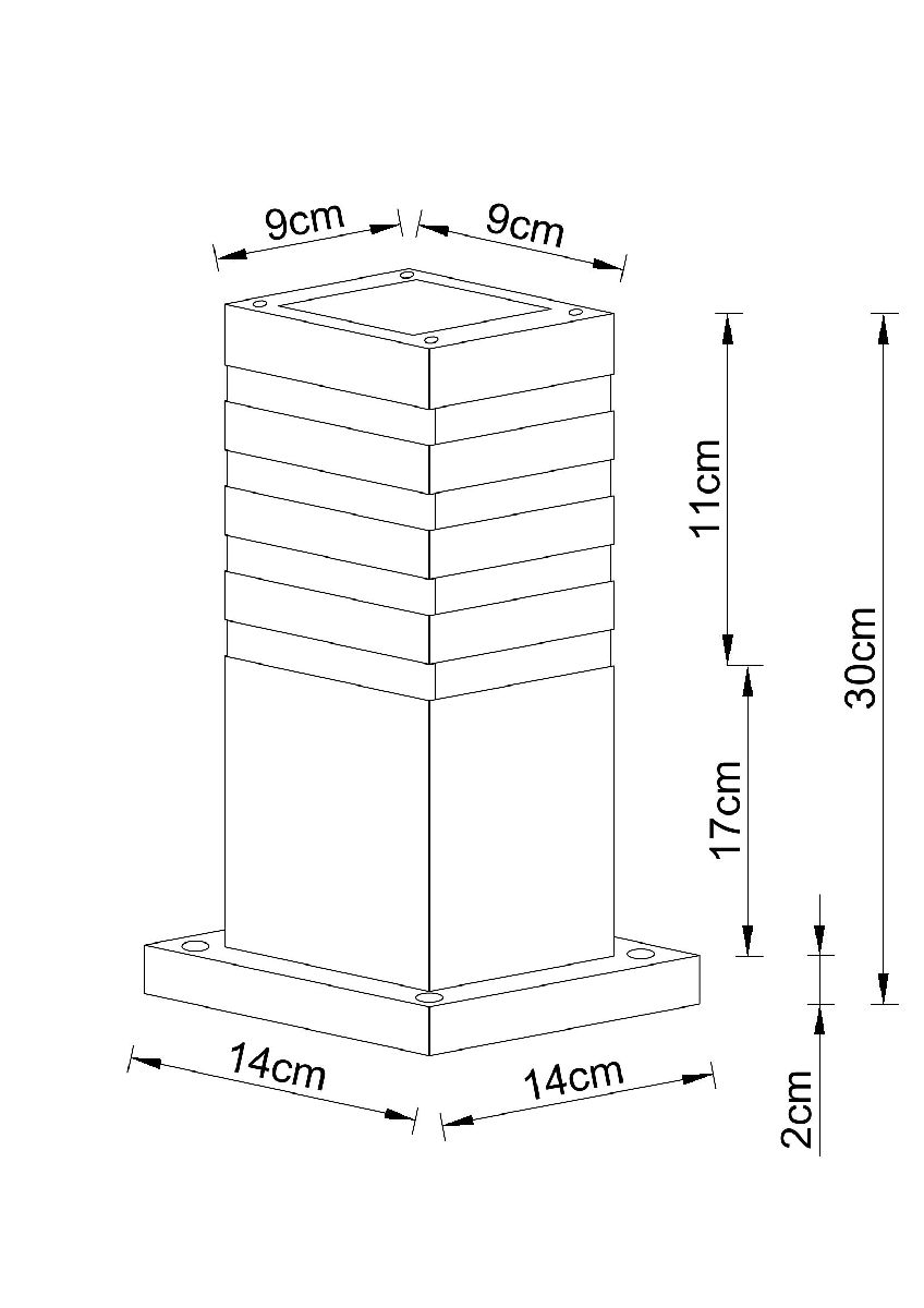 Ландшафтный светильник Arte Lamp Heather A4413FN-1BK
