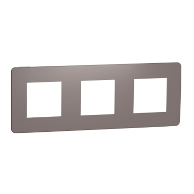 Рамка 3-постовая Schneider Electric Unica New NU280616