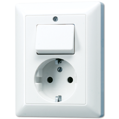 Розетка штепсельная Schuko Jung AS5576UWW