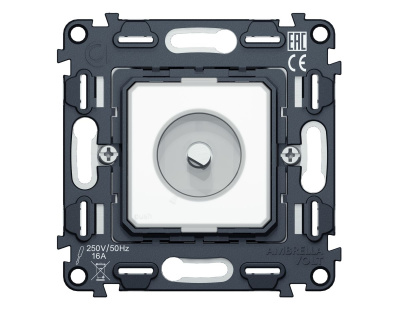 Механизм терморегулятора с датчиком для теплого пола с подсветкой 16A-250V QUANT (EXTRA CONTROL) Ambrella Volt VM1381