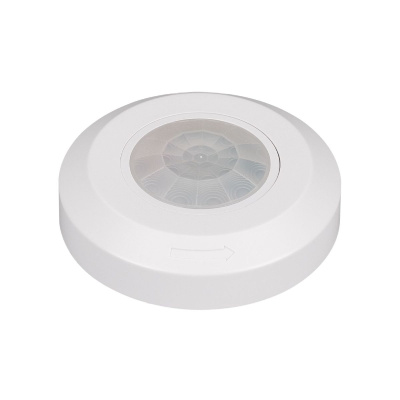 Датчик движения Arlight PRIME-PIR-SURFACE-R76-200W-WH (230V, 0.87A, SLIM) 031845(1)