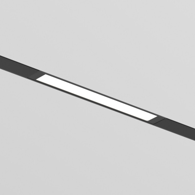 Трековый однофазный светильник Denkirs Simple Linear DK8203-BK