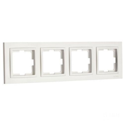 Рамка на 4 поста Mono Electric Despina слоновая кость 102-010000-163