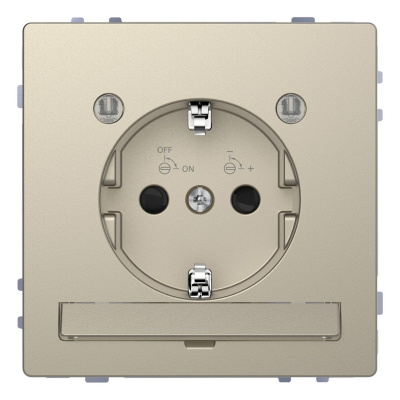 Розетка Schneider Electric Merten D-Life 16A с/з и LED модулем MTN2304-6033