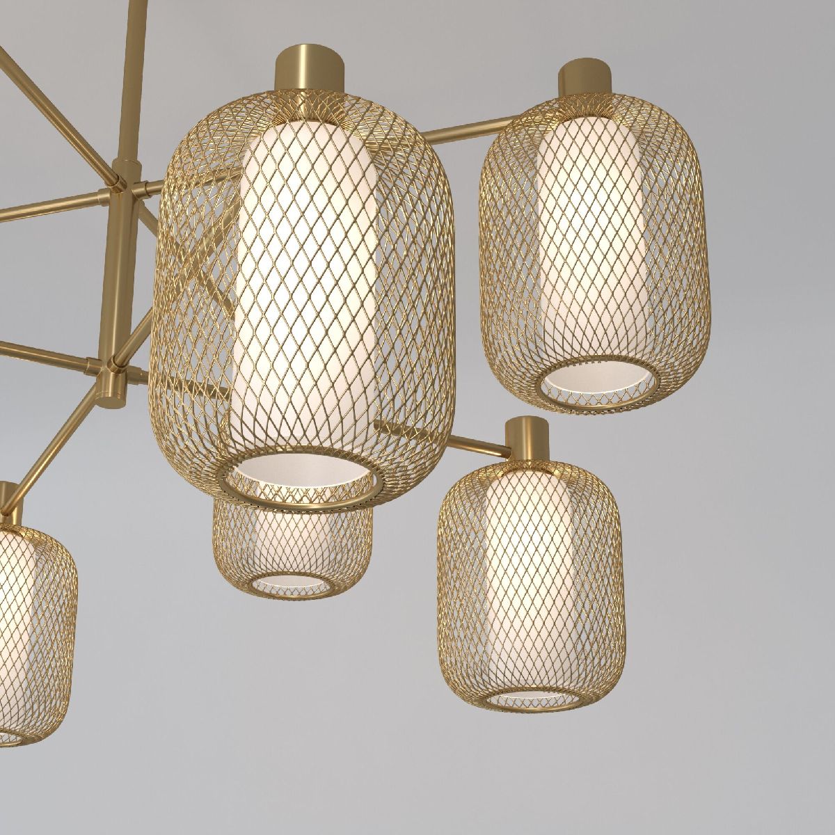 Люстра на штанге Eurosvet Voile 30192/8 золото a069159