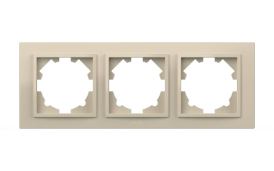 Рамка трехместная ELBI Zena 500-010300-227