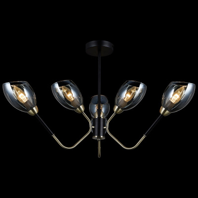 Люстра на штанге Illumico IL9960-6CSQ-79 BK AB