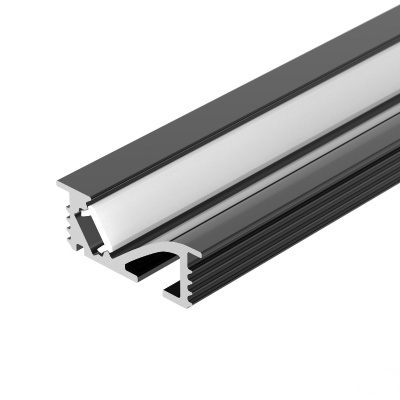 Алюминиевый профиль Arlight SL-BEVEL-W21-F-2000 ANOD BLACK 048997