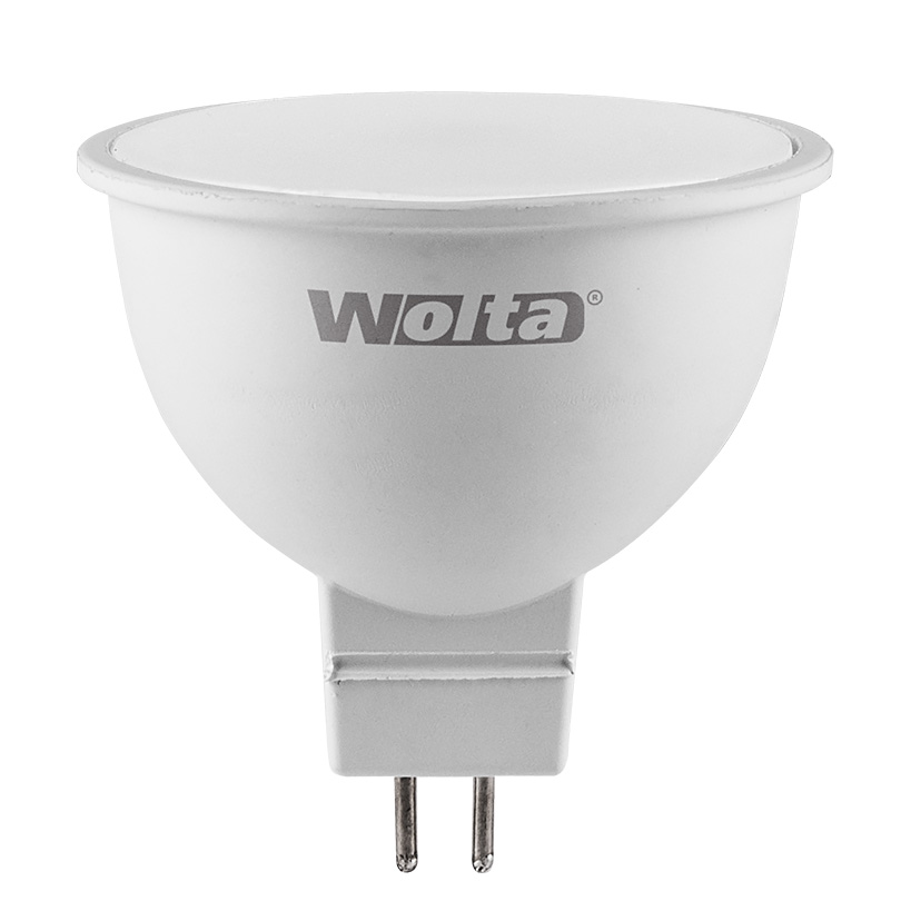 Светодиодная лампа WOLTA 5Вт 4000K GU5.3 матовая 25SMR16-220-5GU5.3
