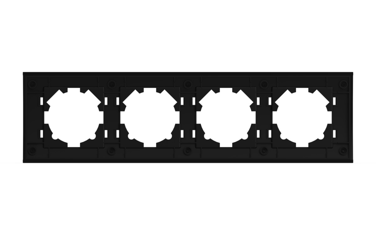 Рамка четырехместная ELBI Zena Platin 500-073300-228