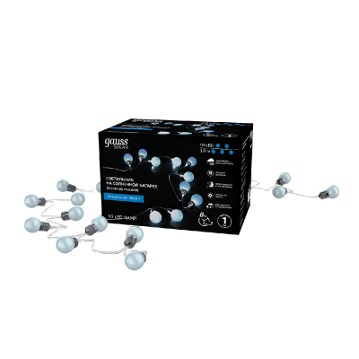 Гирлянда садовая на солнечной батарее Gauss Solar GS033