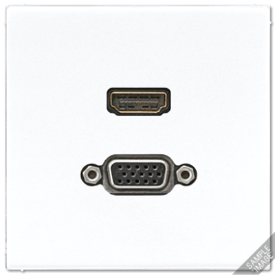 Розетка HDMI/VGA Jung MALS1173