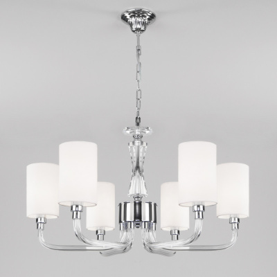 Подвесная люстра Eurosvet 60112/6 хром